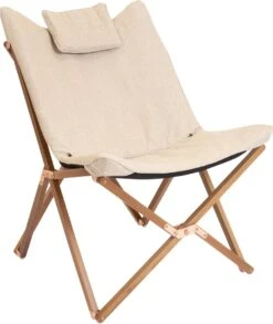 Bo-Camp Urban Outdoor Collection - Relaxstoel - Bloomsbury - M - Oxford Polyester - Beige -Kampeermeubilair 1012x1200