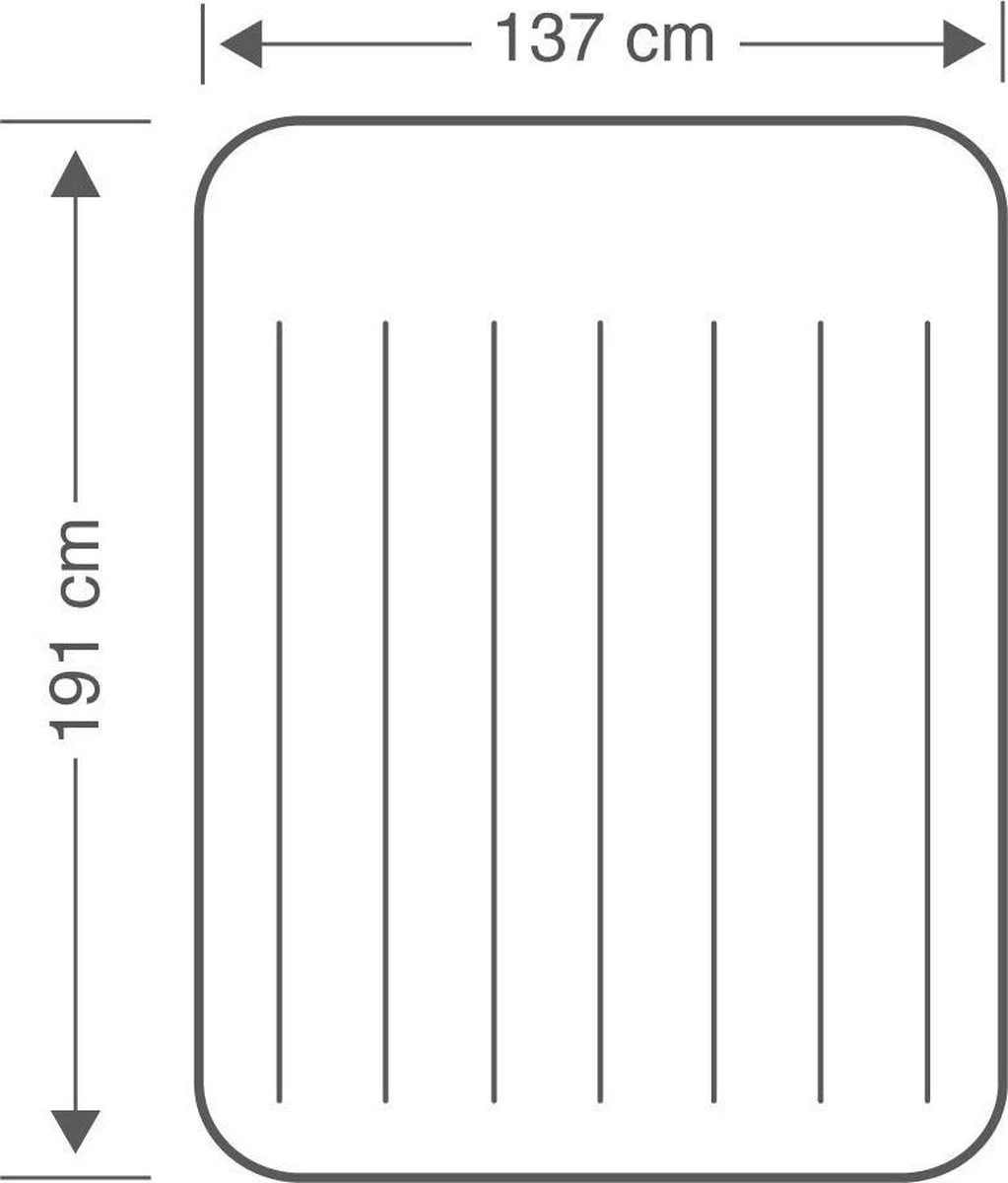 Intex Pillow Rest Classic Full Luchtbed - 2-persoons - 191x137x23 Cm 7 Intex Pillow Rest Classic Full Luchtbed - 2-persoons - 191x137x23 Cm - Afbeelding 5