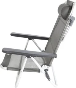 Bo-Camp Beach Chair - Monaco - Aluminium - Grijs 27 Bo-Camp Beach Chair - Monaco - Aluminium - Grijs -Kampeermeubilair 1032x1200 2