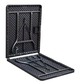 ERRO Vouwtafel - Wickerlook - 180x74cm - Zwart 8 ERRO Vouwtafel - Wickerlook - 180x74cm - Zwart -Kampeermeubilair 1102x1200 1