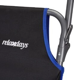 Relaxdays Strandkar Opvouwbaar - Strandstoel Met Zonnedak - Strand Stoel Op Wielen -Kampeermeubilair 1119x1200