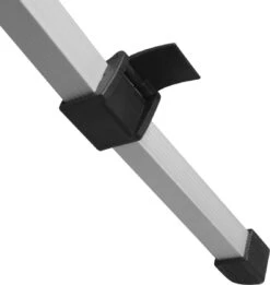 Campart Campingtafel XL TA-0806 - Opvouwbaar, Lichtgewicht En Met Verstelbare Poten - Kampeertafel Inklapbaar Inclusief Opbergtas - 140 X 80 X 70 Cm - Wit -Kampeermeubilair 1137x1200