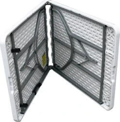 ERRO Campingtafel - Vouwtafel - 180x74x72 Cm - Wit - Voor 8 Personen 13 ERRO Campingtafel - Vouwtafel - 180x74x72 Cm - Wit - Voor 8 Personen -Kampeermeubilair 1172x1200