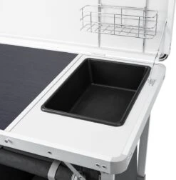 Campart Campingkeuken KI-0757 – Complete Keuken En Campingkast – Opvouwbaar En Inclusief Draagtas - Grijs -Kampeermeubilair 1175x1200