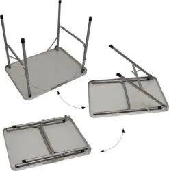 Alu Campingtafel 70x55cm - Inklapbbar Kampeertafel - Picknicktafel Licht Vouwtafel Klaptafel Grijs 22 Alu Campingtafel 70x55cm - Inklapbbar Kampeertafel - Picknicktafel Licht Vouwtafel Klaptafel Grijs -Kampeermeubilair 1192x1200