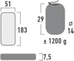 High Peak Dayton - Luchtbed - Donkergrijs 5 High Peak Dayton - Luchtbed - Donkergrijs -Kampeermeubilair 1200x1000 1