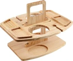 Merkloos Houten Outdoor Wijntafel Draagbare Houten Picknicktafel Mini Campingtafels Met Wijnglas Houder Voor Tuin Outdoor Camping Picknick Strand - Plataan Hout - Wijn 16 Merkloos Houten Outdoor Wijntafel Draagbare Houten Picknicktafel Mini Campingtafels Met Wijnglas Houder Voor Tuin Outdoor Camping Picknick Strand - Plataan Hout - Wijn -Kampeermeubilair 1200x1000