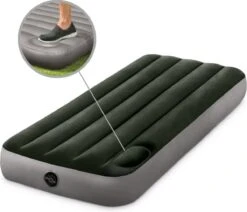 Intex Luchtbed - 1-Persoons - 76 X 191 X 25 Cm - Groen - Met Ingebouwde Voetpomp + Hoeslaken Wit + Reparatieset 15 Intex Luchtbed - 1-Persoons - 76 X 191 X 25 Cm - Groen - Met Ingebouwde Voetpomp + Hoeslaken Wit + Reparatieset -Kampeermeubilair 1200x1032 2