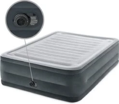 Intex Luchtbed - 2-Persoons - 152 X 203 X 33 Cm - Grijs - Met Ingebouwde Pomp, Hoeslaken Wit En Reparatieset 19 Intex Luchtbed - 2-Persoons - 152 X 203 X 33 Cm - Grijs - Met Ingebouwde Pomp, Hoeslaken Wit En Reparatieset -Kampeermeubilair 1200x1047 5