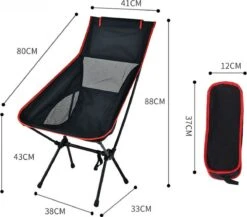 Lopoleis® Campingstoel – Campingstoel Opvouwbaar – Visstoel – Vouwstoel – Strandstoel – Inklapbaar – Lichtgewicht – Outdoor Stoel - Hoge Rugleuning 10 Lopoleis® Campingstoel – Campingstoel Opvouwbaar – Visstoel – Vouwstoel – Strandstoel – Inklapbaar – Lichtgewicht – Outdoor Stoel - Hoge Rugleuning -Kampeermeubilair 1200x1053