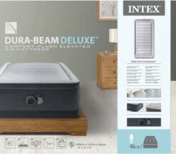 Intex Luchtbed - 1-Persoons - 99 X 191 X 46 Cm - Grijs - Met Ingebouwde Pomp, Hoeslaken Antraciet En Reparatieset 13 Intex Luchtbed - 1-Persoons - 99 X 191 X 46 Cm - Grijs - Met Ingebouwde Pomp, Hoeslaken Antraciet En Reparatieset -Kampeermeubilair 1200x1054 1