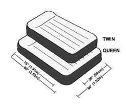 Intex Luchtbed - 2 Persoons - 203x152x42cm -Kampeermeubilair 1200x1055