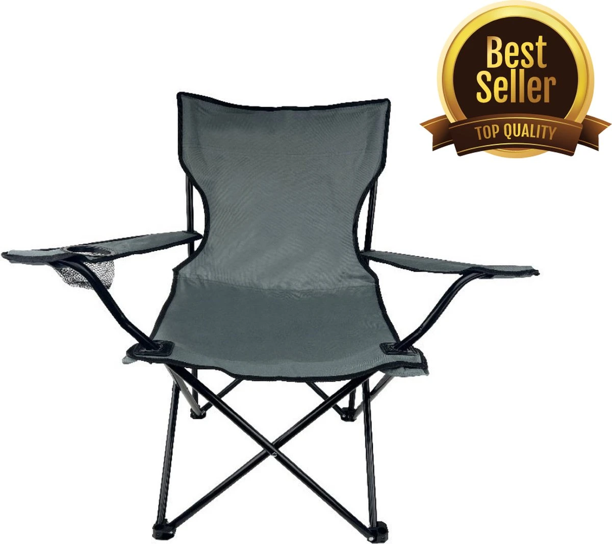 Benson Campingstoel - Inklapbaar Visstoel - Vouwstoel - Comfortabel - Opvouwbaar Stoel - Max. 120 KG - Grijs - 50x50x80cm - Cadeau Man - Strandstoel - Stoel Camperen 3 Benson Campingstoel - Inklapbaar Visstoel - Vouwstoel - Comfortabel - Opvouwbaar Stoel - Max. 120 KG - Grijs - 50x50x80cm - Cadeau Man - Strandstoel - Stoel Camperen