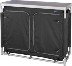 Campart Campingkeuken KI-0734 - Campingkast Groot - 4 Verstelbare Poten - Opvouwbaar En Lichtgewicht - Inclusief Opbergtas - Grijs -Kampeermeubilair 1200x1105 3