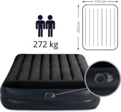 Intex Luchtbed - 2-Persoons - 152 X 203 X 42 Cm - Blauw - Met Pomp + Hoeslaken Wit + Reparatieset 12 Intex Luchtbed - 2-Persoons - 152 X 203 X 42 Cm - Blauw - Met Pomp + Hoeslaken Wit + Reparatieset -Kampeermeubilair 1200x1107 1