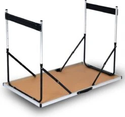 Kamyra® Campingtafel Inklapbaar - Kampeertafel, Partytafel - Opvouwbaar, Lichtgewicht & In Hoogte Verstelbaar - Aluminium/Hout 11 Kamyra® Campingtafel Inklapbaar - Kampeertafel, Partytafel - Opvouwbaar, Lichtgewicht & In Hoogte Verstelbaar - Aluminium/Hout -Kampeermeubilair 1200x1121