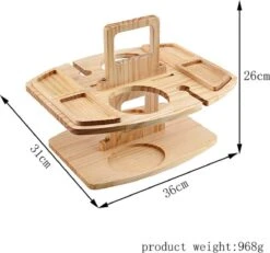 Merkloos Houten Outdoor Wijntafel Draagbare Houten Picknicktafel Mini Campingtafels Met Wijnglas Houder Voor Tuin Outdoor Camping Picknick Strand - Plataan Hout - Wijn 17 Merkloos Houten Outdoor Wijntafel Draagbare Houten Picknicktafel Mini Campingtafels Met Wijnglas Houder Voor Tuin Outdoor Camping Picknick Strand - Plataan Hout - Wijn -Kampeermeubilair 1200x1122