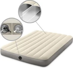 Intex Luchtbedset Intex Luchtbed - Twijfelaar - 137 X 191 X 25 Cm - Beige + Intex Elektrische Pomp - 650 Liter/min + Hoeslaken Zwart + Reparatieset 11 Intex Luchtbedset Intex Luchtbed - Twijfelaar - 137 X 191 X 25 Cm - Beige + Intex Elektrische Pomp - 650 Liter/min + Hoeslaken Zwart + Reparatieset -Kampeermeubilair 1200x1123 1