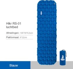 Hikr® Luchtbed - Slaapmat - Opblaasbaar Matras - Lichtgewicht - Outdoor - Camping - Hiking & Wandelen -Kampeermeubilair 1200x1138 3