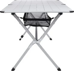 Campart Campingtafel XL TA-0806 - Opvouwbaar, Lichtgewicht En Met Verstelbare Poten - Kampeertafel Inklapbaar Inclusief Opbergtas - 140 X 80 X 70 Cm - Wit -Kampeermeubilair 1200x1147