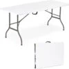 Inklapbare Tafel - Opklaptafel - 180x70x73,5 Cm - Wit 1 Inklapbare Tafel - Opklaptafel - 180x70x73,5 Cm - Wit -Kampeermeubilair 1200x1170