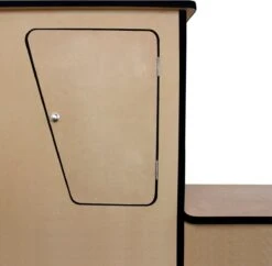 Camper Keuken MDF - Linkerkant EU - Inclusief Kledingstang + Wijnrek - Onbewerkt - Inbouw Kasten Inrichting Kampeerauto Caravan -Kampeermeubilair 1200x1176