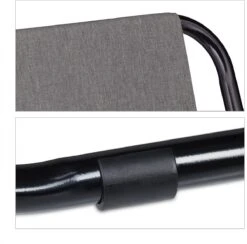 Relaxdays Campingstoel Inklapbaar Set Van 2 - Klapstoel 100 Kg - Visstoel Met Armleuningen - Grijs -Kampeermeubilair 1200x1186 2