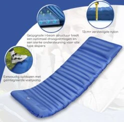Hikr® Slaapmat 10cm+ Dikte - Comfortabel Luchtmatras - Zelfopblazend Met De Voet - TPU+40D Nylon - Slaapmatje Eenpersoons En Uit Te Breiden Tot Tweepersoons - Slaapmat Met Ingebouwde Pomp 11 Hikr® Slaapmat 10cm+ Dikte - Comfortabel Luchtmatras - Zelfopblazend Met De Voet - TPU+40D Nylon - Slaapmatje Eenpersoons En Uit Te Breiden Tot Tweepersoons - Slaapmat Met Ingebouwde Pomp -Kampeermeubilair 1200x1186 5
