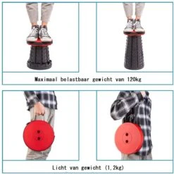 Kampeerkruk - Uitschuifbare Kruk - Rood/Zwart- Tot 120 Kg - Travel Stool - Opvouwbare Campingkruk - Inklapbaar Krukje - Telescopische Kruk - Camping - Outdoor 14 Kampeerkruk - Uitschuifbare Kruk - Rood/Zwart- Tot 120 Kg - Travel Stool - Opvouwbare Campingkruk - Inklapbaar Krukje - Telescopische Kruk - Camping - Outdoor -Kampeermeubilair 1200x1198 8