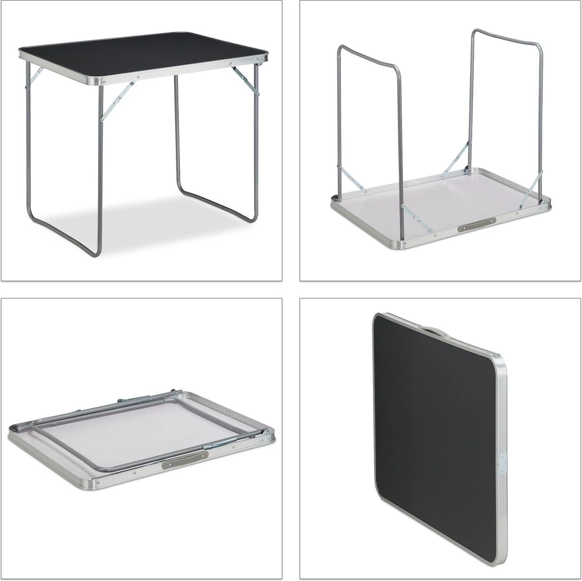 Relaxdays Campingtafel Inklapbaar - Aluminium Klaptafel - Vouwtafel Camping - Koffermodel 8 Relaxdays Campingtafel Inklapbaar - Aluminium Klaptafel - Vouwtafel Camping - Koffermodel - Afbeelding 6