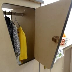 Camper Keuken MDF - Linkerkant EU - Inclusief Kledingstang + Wijnrek - Onbewerkt - Inbouw Kasten Inrichting Kampeerauto Caravan -Kampeermeubilair 1200x1200 1