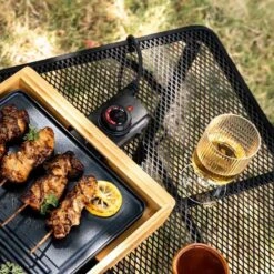 Travellife Greccio Outdoor Tafel Mesh Black 90 X 60 -Kampeermeubilair 1200x1200 111