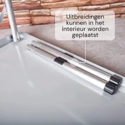 Liivo Aluminium Inklapbare Tafel - Campeertafel 75x55x60cm -Kampeermeubilair 1200x1200 24