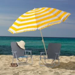 Relaxdays Strandstoel Opvouwbaar - Set Van 2 - Lage Campingstoel - Kampeerstoel Leuning - Grijs -Kampeermeubilair 1200x1200 275