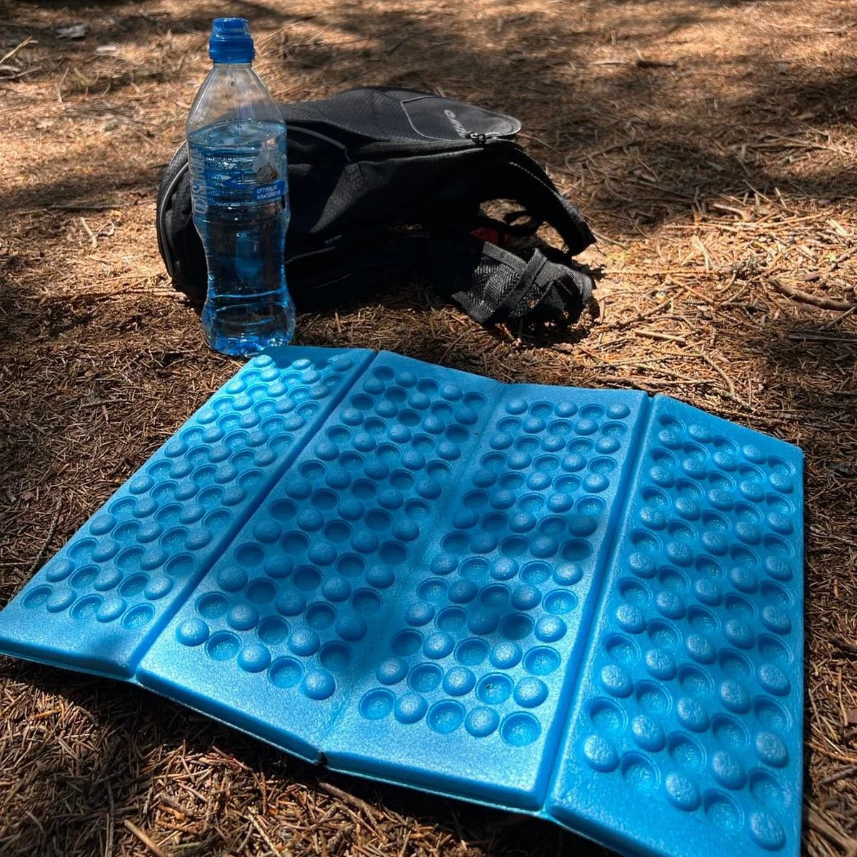 Springos Zitmat | Opvouwbaar Zitmatje | Zitkussen | 28 X 40 X 1 Cm | Blauw 7 Springos Zitmat | Opvouwbaar Zitmatje | Zitkussen | 28 X 40 X 1 Cm | Blauw - Afbeelding 5