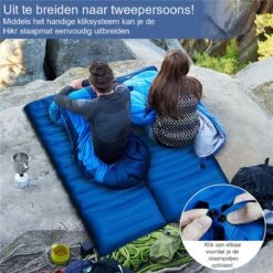 Hikr® Slaapmat 10cm+ Dikte - Comfortabel Luchtmatras - Zelfopblazend Met De Voet - TPU+40D Nylon - Slaapmatje Eenpersoons En Uit Te Breiden Tot Tweepersoons - Slaapmat Met Ingebouwde Pomp 15 Hikr® Slaapmat 10cm+ Dikte - Comfortabel Luchtmatras - Zelfopblazend Met De Voet - TPU+40D Nylon - Slaapmatje Eenpersoons En Uit Te Breiden Tot Tweepersoons - Slaapmat Met Ingebouwde Pomp -Kampeermeubilair 1200x1200 438