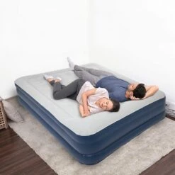 LifeGoods Luchtbed - 2 Persoons - Met Ingebouwde Pomp - Incl. Draagtas En Reparatiekit -Kampeermeubilair 1200x1200 494