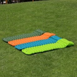 LVNRIDS Isomat, Zelfopblazend, Ultralicht, Luchtmatras, Camping, Zelfopblaasbaar, Opblaasbaar Matras, 3,9 Inch Dik, Met Voetperspomp En Kussen, Voor Camping, Reizen, Outdoor, Wandelen, Strand, Oranje -Kampeermeubilair 1200x1200 546