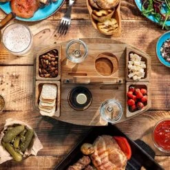 Merkloos Houten Outdoor Wijntafel Draagbare Houten Picknicktafel Mini Campingtafels Met Wijnglas Houder Voor Tuin Outdoor Camping Picknick Strand - Plataan Hout - Wijn 12 Merkloos Houten Outdoor Wijntafel Draagbare Houten Picknicktafel Mini Campingtafels Met Wijnglas Houder Voor Tuin Outdoor Camping Picknick Strand - Plataan Hout - Wijn -Kampeermeubilair 1200x1200 6