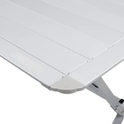 Campart Campingtafel XL TA-0806 - Opvouwbaar, Lichtgewicht En Met Verstelbare Poten - Kampeertafel Inklapbaar Inclusief Opbergtas - 140 X 80 X 70 Cm - Wit -Kampeermeubilair 1200x1200 78