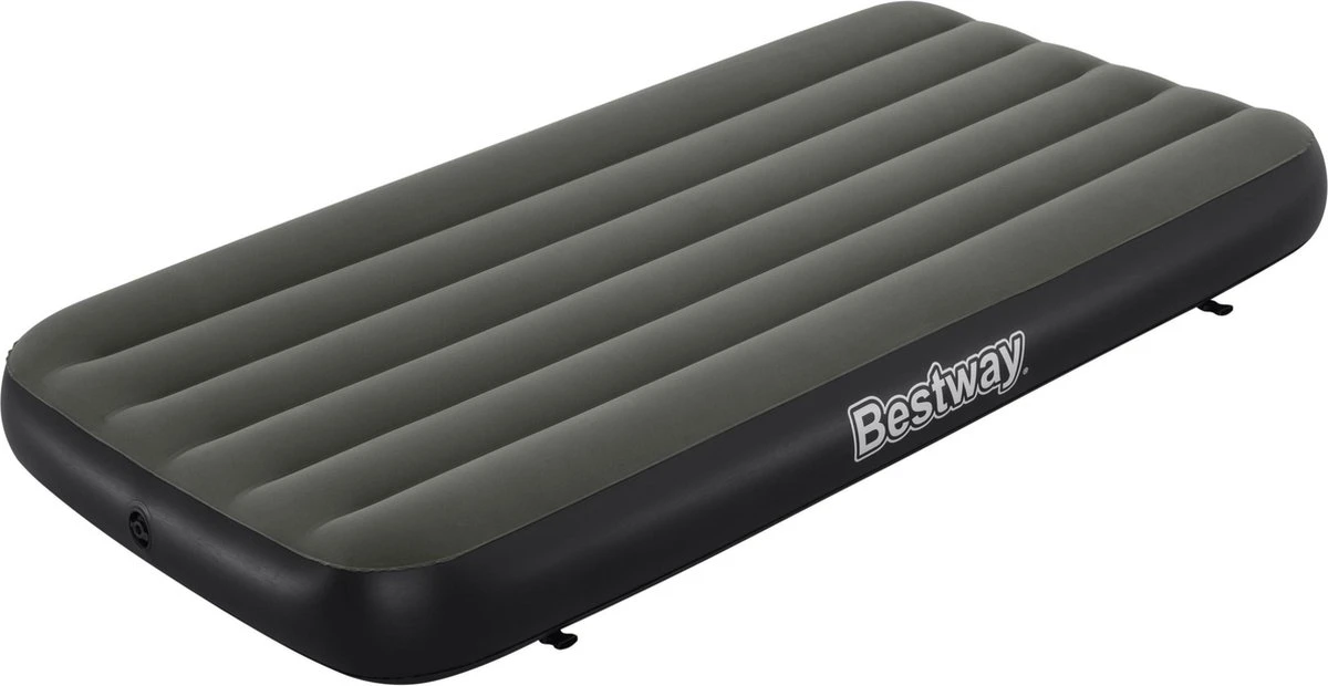 Bestway 3-in-1 Luchtbed - Connect - Zwart - 188x99cm - PVC/Polyester - Single, Double Single En Twin Opblaasbed - Tritech Materiaal - I-Beam Constructie 5 Bestway 3-in-1 Luchtbed - Connect - Zwart - 188x99cm - PVC/Polyester - Single, Double Single En Twin Opblaasbed - Tritech Materiaal - I-Beam Constructie - Afbeelding 3