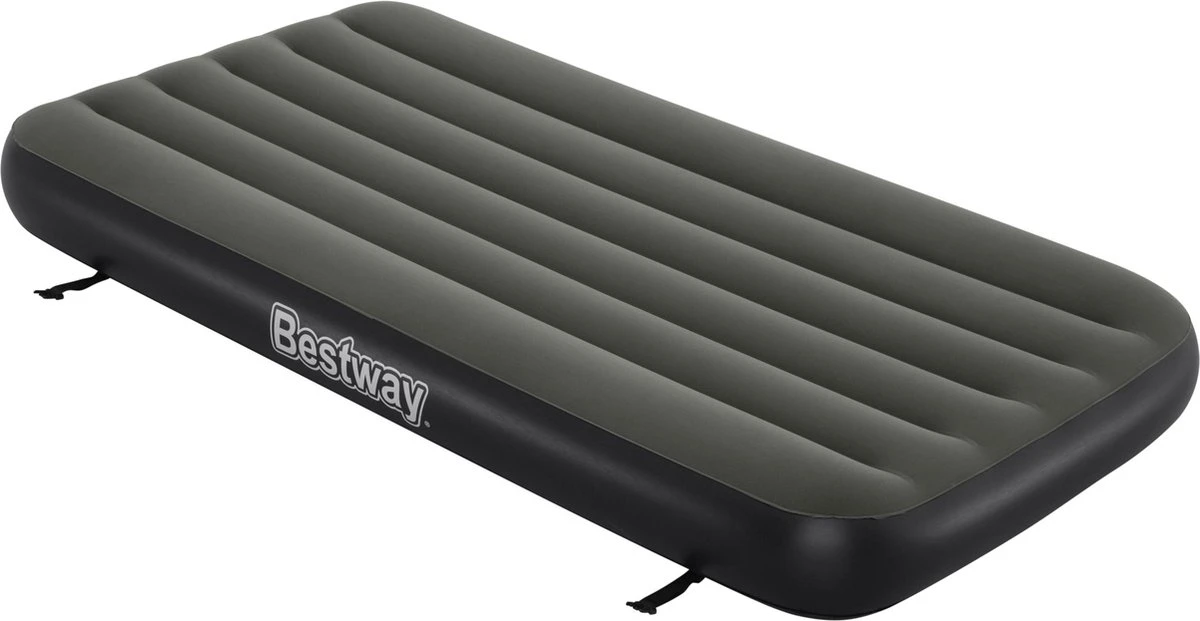 Bestway 3-in-1 Luchtbed - Connect - Zwart - 188x99cm - PVC/Polyester - Single, Double Single En Twin Opblaasbed - Tritech Materiaal - I-Beam Constructie 4 Bestway 3-in-1 Luchtbed - Connect - Zwart - 188x99cm - PVC/Polyester - Single, Double Single En Twin Opblaasbed - Tritech Materiaal - I-Beam Constructie - Afbeelding 2