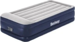 Bestway Luchtbed Tritech 1-persoons 191x97x46 Cm Blauw En Grijs