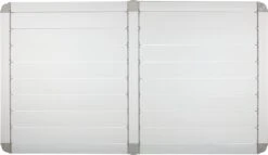 Campart Campingtafel XL TA-0806 - Opvouwbaar, Lichtgewicht En Met Verstelbare Poten - Kampeertafel Inklapbaar Inclusief Opbergtas - 140 X 80 X 70 Cm - Wit -Kampeermeubilair 1200x693