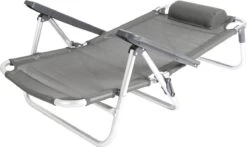 Bo-Camp Beach Chair - Monaco - Aluminium - Grijs 22 Bo-Camp Beach Chair - Monaco - Aluminium - Grijs -Kampeermeubilair 1200x715