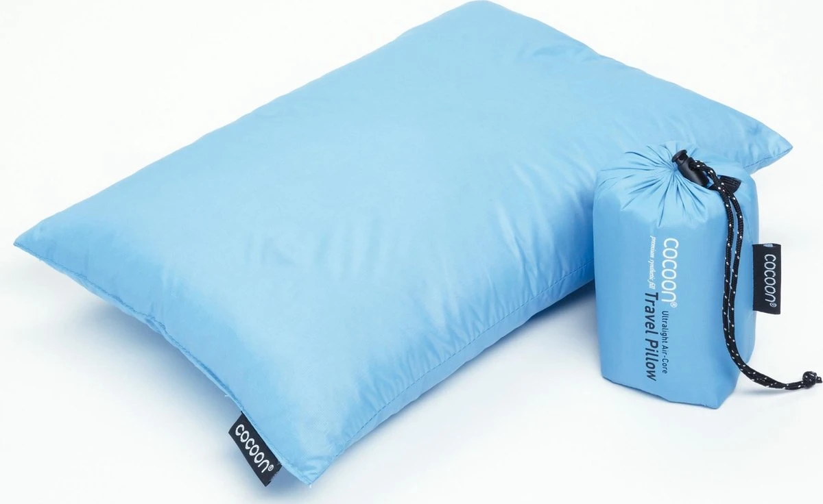 Cocoon Travel Pillow Donzen Vulling 25x35cm, Light Blue Maat 25 X 35cm 3 Cocoon Travel Pillow Donzen Vulling 25x35cm, Light Blue Maat 25 X 35cm