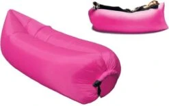Kampeermeubilair 29 Air Lounger - Lucht Lounger Sofa Matras Roze- Zwembad- Strand- Luchtbed Airlounger