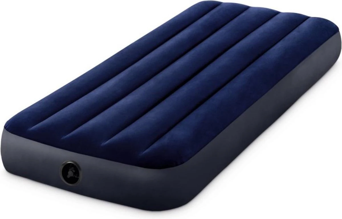 Intex Luchtbed - Classic Downy - Formaat: Cot - B76 X L191 X H25 Cm - 1 Pers. - Met Reparatieset 8 Intex Luchtbed - Classic Downy - Formaat: Cot - B76 X L191 X H25 Cm - 1 Pers. - Met Reparatieset - Afbeelding 6