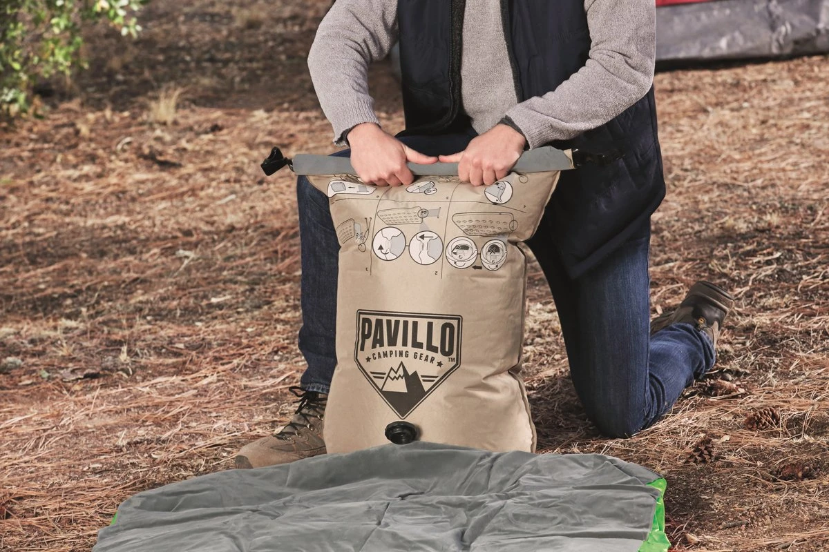 Bestway 1-Persoons Luchtbed Roll & Relax - 188 X 99 X 22 CM - Incl. 3-in-1 Reistas, Kussen En Handpomp - Binnen 50 Sec Opgeblazen - Binnen- En Buitengebruik 17 Bestway 1-Persoons Luchtbed Roll & Relax - 188 X 99 X 22 CM - Incl. 3-in-1 Reistas, Kussen En Handpomp - Binnen 50 Sec Opgeblazen - Binnen- En Buitengebruik - Afbeelding 15