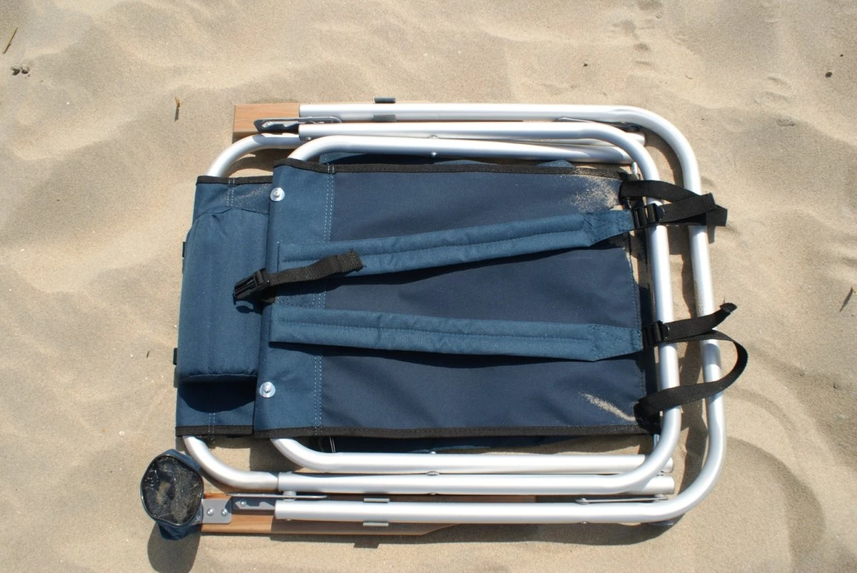 Strandstoel Verstelbaar Rugleuning 4 Standen Rugzak Inklapbaar Beach Chair Opvouwbaar 6 Strandstoel Verstelbaar Rugleuning 4 Standen Rugzak Inklapbaar Beach Chair Opvouwbaar - Afbeelding 4